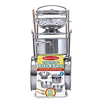 【中古】【未使用未開封】Melissa&Doug(メリッサ&ダグ)ステンレスポット&パン3才~[MD4265]【メーカー名】メリッサ&ダグ(Melissa&Doug)【メーカー型番】4265【ブランド名】メリッサ＆ダグ(Melissa&Do...