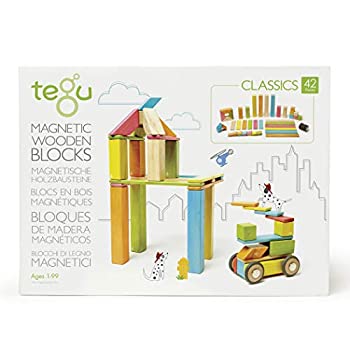 【中古】【輸入品日本向け】Tegu(テグ)積み木 マグネットブロック 42ピース/ティント TYTU00501