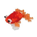【中古】ナノブロック 出目金 赤 NBC_225