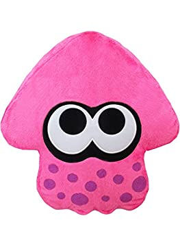 【中古】【未使用未開封】Splatoon2クッション イカ(ネオンピンク) ぬいぐるみ 高...