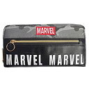 【中古】【未使用未開封】【MARVEL/マーベル】迷彩ファスナー付き長財布(BK)49941