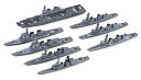 【中古】【未使用未開封】フジミ模型 1/3000 集める軍艦シリーズ No.31 海上自衛隊第2護衛隊群 プラモデル 軍艦31