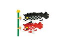 【中古】【未使用未開封】ナノブロック 鯉のぼり NBC-107