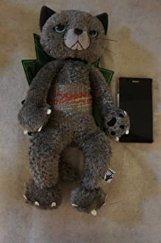 【中古】【未使用未開封】スクラッチ ぬいぐるみ(L) 猫 高さ38cm グレイ