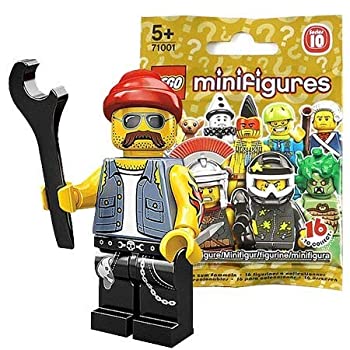 【中古】レゴ ミニフィギュア シリーズ10 オートバイのメカニック【71001-16】