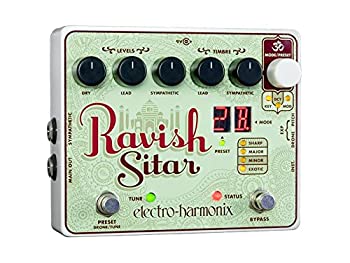 【中古】electro-harmonix エレクトロハーモニクス エフェクター シタールシミュレーター Ravish SITAR 【国内正規品】