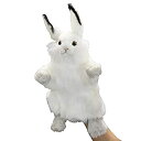 【中古】【未使用未開封】BH7156 HANSA シロウサギ ハンドパペット