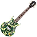 【中古】【未使用未開封】Woodstics Guitars WS-MINI Deep Green & Green ALOHA 横山健プロデュース&監修 スピーカー内蔵ミニエレキギター(2)
