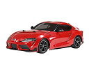 【中古】【未使用未開封】タミヤ 1/10 XBシリーズ No.216 トヨタ GR スープラ (TT-02シャーシ) レッド 57916