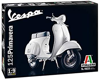 【中古】イタレリ 1/9 ベスパ 125 プリマベーラ (ビンテージシリーズ) 日本語説明書付属 プラモデル IT4633