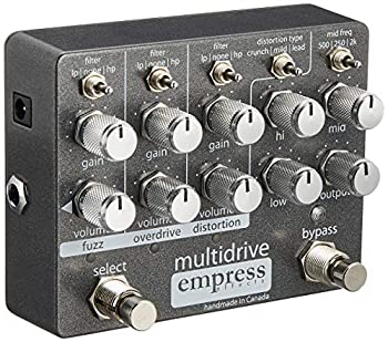 【中古】Empress Effects エンプレスエフェクト オーバードライブ ギターエフェクター Multidrive【メーカー名】Empress Effects【メーカー型番】Multidrive【ブランド名】Empress Effects【商品説明】Empress Effects エンプレスエフェクト オーバードライブ ギターエフェクター Multidrive付属品については商品タイトルに付属品についての記載がない場合がありますので、ご不明な場合はメッセージにてお問い合わせください。イメージと違う、必要でなくなった等、お客様都合のキャンセル・返品は一切お受けしておりません。 また、画像はイメージ写真ですので画像の通りではないこともございます。ビデオデッキ、各プレーヤーなどリモコンが付属してない場合もございます。 また、限定版の付属品、ダウンロードコードなどない場合もございます。中古品の場合、基本的に説明書・外箱・ドライバーインストール用のCD-ROMはついておりません。当店では初期不良に限り、商品到着から7日間は返品を 受付けております。ご注文からお届けまでご注文⇒ご注文は24時間受け付けております。　　お届けまで3営業日〜10営業日前後とお考え下さい。　※在庫切れの場合はご連絡させて頂きます。入金確認⇒前払い決済をご選択の場合、ご入金確認後、配送手配を致します。出荷⇒配送準備が整い次第、出荷致します。配送業者、追跡番号等の詳細をメール送信致します。　※離島、北海道、九州、沖縄は遅れる場合がございます。予めご了承下さい。※ご注文後の当店より確認のメールをする場合がございます。ご返信が無い場合キャンセルとなりますので予めご了承くださいませ。当店では初期不良に限り、商品到着から7日間は返品を 受付けております。