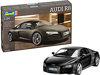 【中古】【未使用未開封】ドイツレベル 1/24 アウディ R8 マットブラック 07057 プラモデル