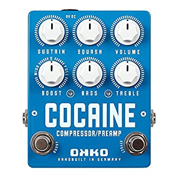 【中古】OKKO COCAINE コンプレッサー＆ Pre Amp ペダル[国内正規品]