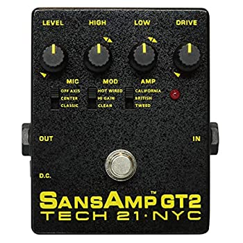 【中古】TECH21 SANSAMPギター用 チューブアンプ・シミュレーター GT2 【国内正規品】