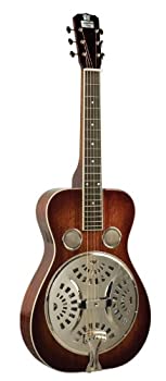 yÁzygpJzRecording King Roundneck Resonator Guitar Mahogany Vintage Sunburst