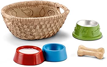 【中古】【未使用未開封】シュライヒ ファームワールド イヌとネコのえさ フィギュア 42293