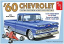 【中古】AMT 1/25 1960年型 シェビー カスタム フリートサイド ピックアップ w/ゴーカート プラモデル AMT1063