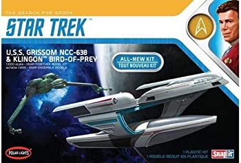 【中古】【未使用未開封】ポーラライツ 1/1000 スタートレック U.S.S. グリソム クリンゴン バード オブ プレイ