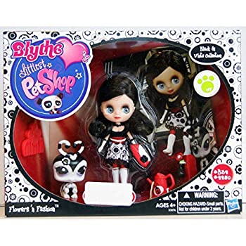 【中古】Littlest Pet Shop Blythe Black White Collection Exclusive Flowers 'n Fashion by Littlest Pet Shop