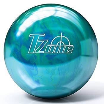 【中古】Brunswick T-Zone ドリル加工済みボウリングボール - カリビアンブルー 13lbs