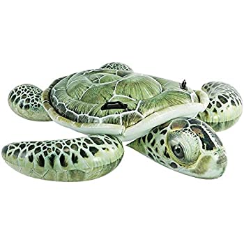 【中古】【未使用未開封】INTEX(インテックス) 浮き輪 リアルシータートルライドオン 191×170cm 57555 [日本正規品](3)