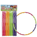 【中古】なかよしフラフープ12個セット 幼稚園などでも使える低単価おもちゃ