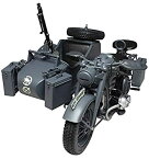 【中古】【未使用未開封】イタレリ 1/9 第二次世界大戦 ドイツ軍 ツェンダップKS750 サイドカー プラモデル IT7406