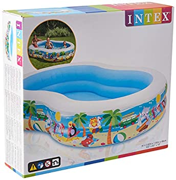 【中古】INTEX(インテックス) スイムセンターパラダイスシーサイドプール 262×160×46cm 56490 [日本正規品]