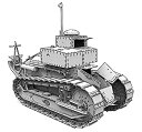 【中古】【未使用未開封】モンモデル 1/35 フランス軽戦車 ルノーFT T.S.F 通信戦車 MES002 日本限定版 (メーカー初回受注限定生産)