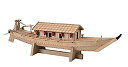 【中古】ウッディジョー 1/24 和船 屋形船 やかたぶね 木製模型 組立キット