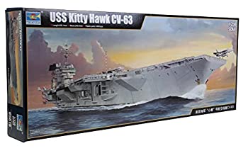 【中古】トランペッター 1/350 米海軍 空母 CV-63 キティーホーク プラモデル