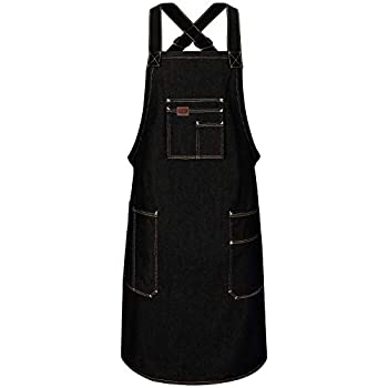 【中古】【輸入品・未使用】Red Kap Shop エプロン プレウォッシュド ブラック 幅28×長さ36インチ