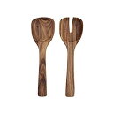 【中古】【輸入品・未使用】(Salad Cutlery) - Villeroy & Boch Artesano Original Salad Cutlery 2 Pieces Wood Brown