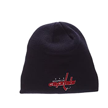 【中古】【輸入品・未使用】Zephyr 「エッジ」スカルキャップ - NHL カフなし冬用ニットビーニー帽 ブルー