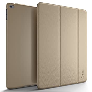 【中古】【輸入品・未使用】iPad Air 2ケース、Zeox iPad air 2超スリムフィットつ折りスマートケースカバースタンドノンスリップ自動ウェイク/スリープ機能付き保護カバーf