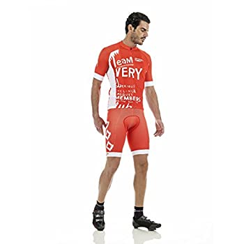 【中古】【輸入品・未使用】Giordana 2017メンズチームVery Serious Tenax Pro半袖サイクリングジャージー???gics17-ssjy-tena-very レッド