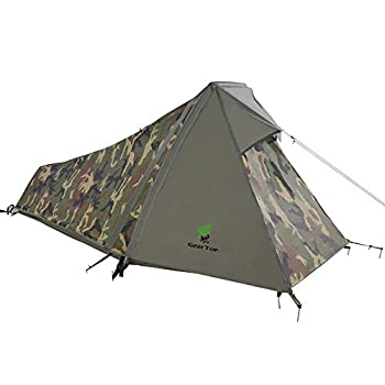 【中古】【輸入品・未使用】GEERTOP 1-person 3???4?Season Lightweight Backpacking Bivyテント、アルミポール、のアウトドアキャンプハイキング