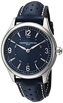 【中古】【輸入品・未使用】Frederique Constant メンズ ホロロジカルスマートウォッチ ステンレススチール スイスクォーツ レザー カーフスキンストラップ ブルー 21 (モデ