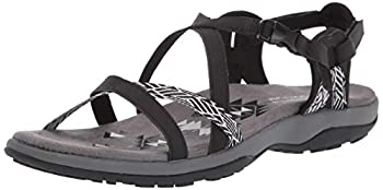 【中古】【輸入品・未使用】Skechers レディース ストラップスリングバック スポーツサンダル US サイズ: 7 カラー: ブラック