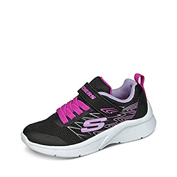【中古】【輸入品・未使用】Skechers girls Microspec-bold Delight Sneaker Black 13.5 Little Kid US