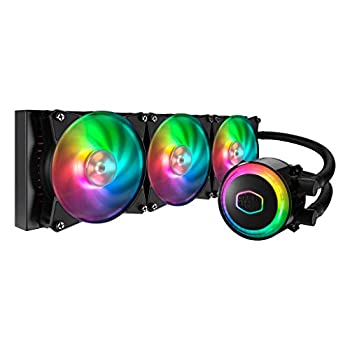 【中古】【輸入品・未使用】Cooler Master Liquid ML360R ARGB クローズループ AIO CPU 液体クーラー 360ラジエーター、デュアルチャンバーポンプ AMD Ryzen/Intel LGA1200/