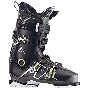 【中古】【輸入品・未使用】SALOMON(サロモン) スキーブーツ QST PRO 100 (クエスト プロ 100) 2016-17 モデル 28.5cm ブラック/アントラシート/アシッドグリーン