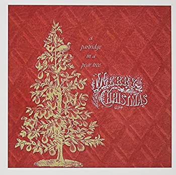 【中古】【輸入品・未使用】PSクリスマス???Partridge in a Pear tree-クリスマスビンテージアート???グリーティングカード Set of 12 Greeting Cards