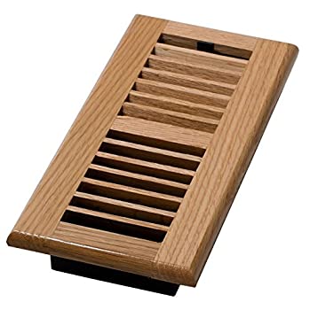 【中古】【輸入品・未使用】Decor Grates 木製ルーバーフロアレジスター 4×10インチ 4x10 Inch WL410-N 1