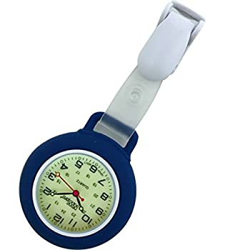 【中古】【輸入品・未使用】グローダイヤルNurse Watch???クリップオンSilicone (Infection Control)???Navy