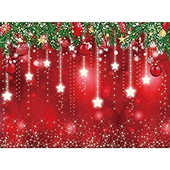 【中古】【輸入品・未使用】Allenjoy レッドボケ クリスマス 冬 背景 写真 新生児 赤ちゃん クリスマス 新年 パーティー デコレーション バナー 8 x 6フィート 雪の結晶 雪