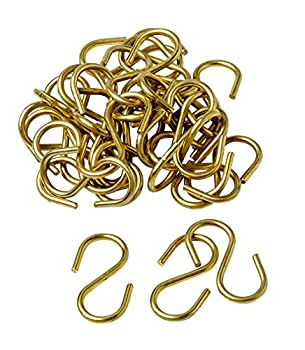 【中古】【輸入品・未使用】Brady 23303 1-1/4 Size Solid Brass S Hook (Pack Of 100) by Brady