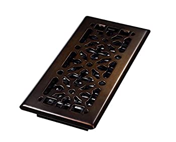 【中古】【輸入品・未使用】Decor Grates AGH410-RB Gothic Steel Floor Register Bronze 10cm x 25cm