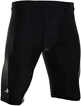 【中古】【輸入品・未使用】CompressionZ メンズ コンプレッションショーツ - アスレチックランニング&スポーツ下着 (ブラック、XL)