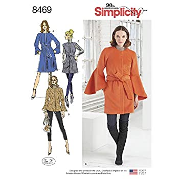 【中古】【輸入品・未使用】Simplicity 裁縫パターン D0760 / 8469 - ミセスコートとベスト 長さバリエーションあり D5 (4-6-8-10-12)